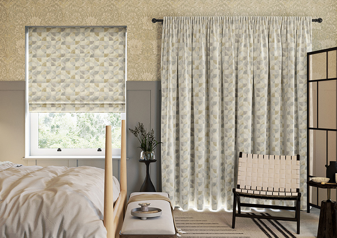 Mosaic Tile, Subdued - Made to Measure Curtains - Image 7
